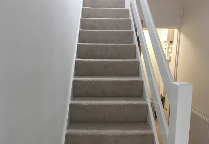 Carpeted bedroom
