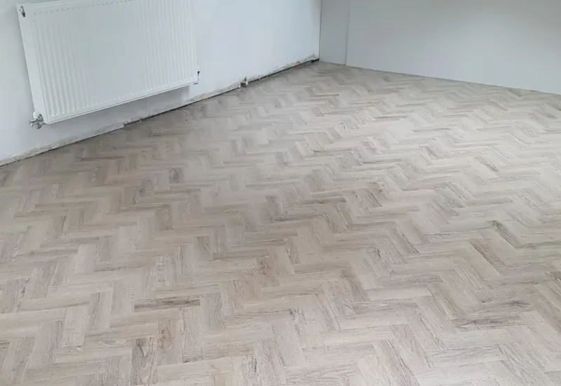 Luxury vinyl tile flooring