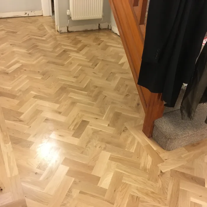 Commercial wood flooring installation in Wigan