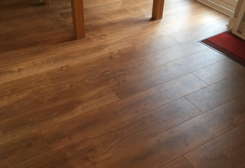 Solid oak boards, dining room
