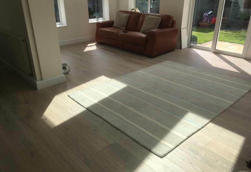 Engineered oak, sun-lit living room